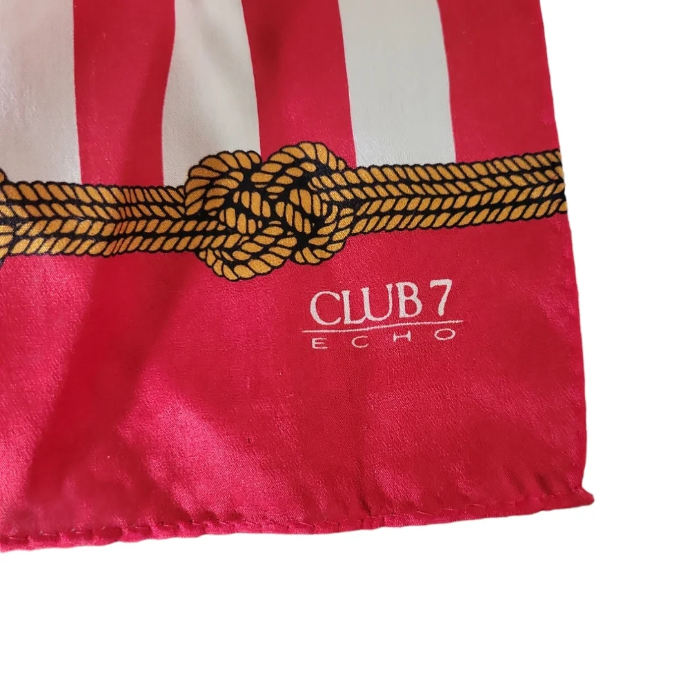 Echo Club 7‎ Vintage Striped Nautical Knot Scarf
